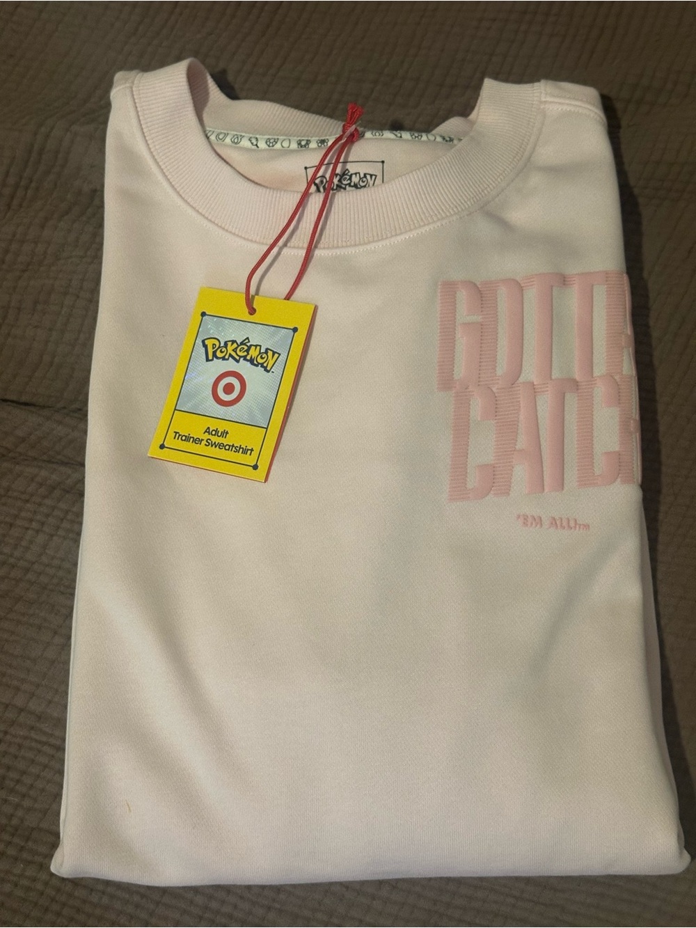 Kids' Pink 'Gotta Catch Em All' Crewneck Sweatshirt. Target x Pokemon